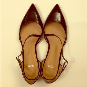 Hugo Boss Black Pointed Flats